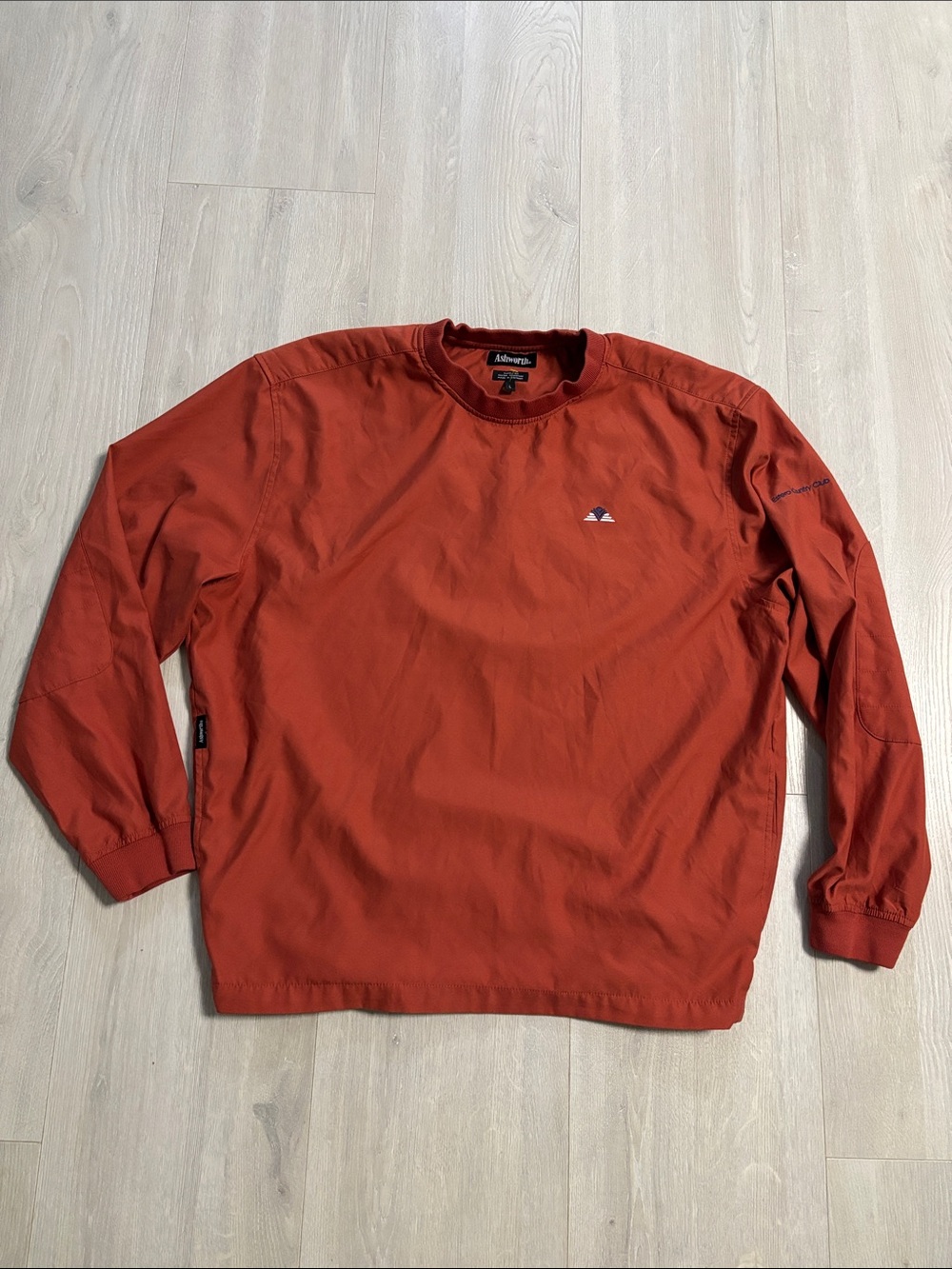 🔥BUNDLESALE Men’s L Ashworth Golf Pullover Crewneck Sweatshirt Rust